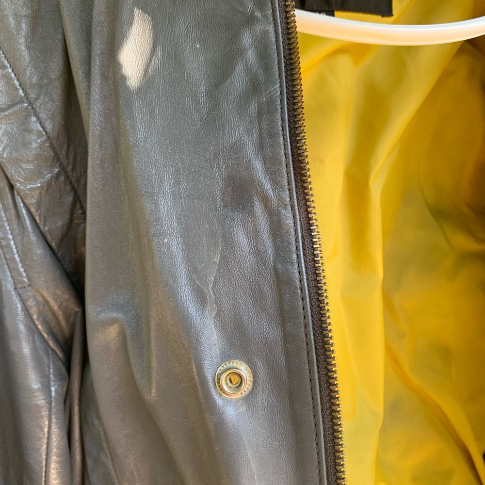 Vintage leather jacket - Picture 4 of 5
